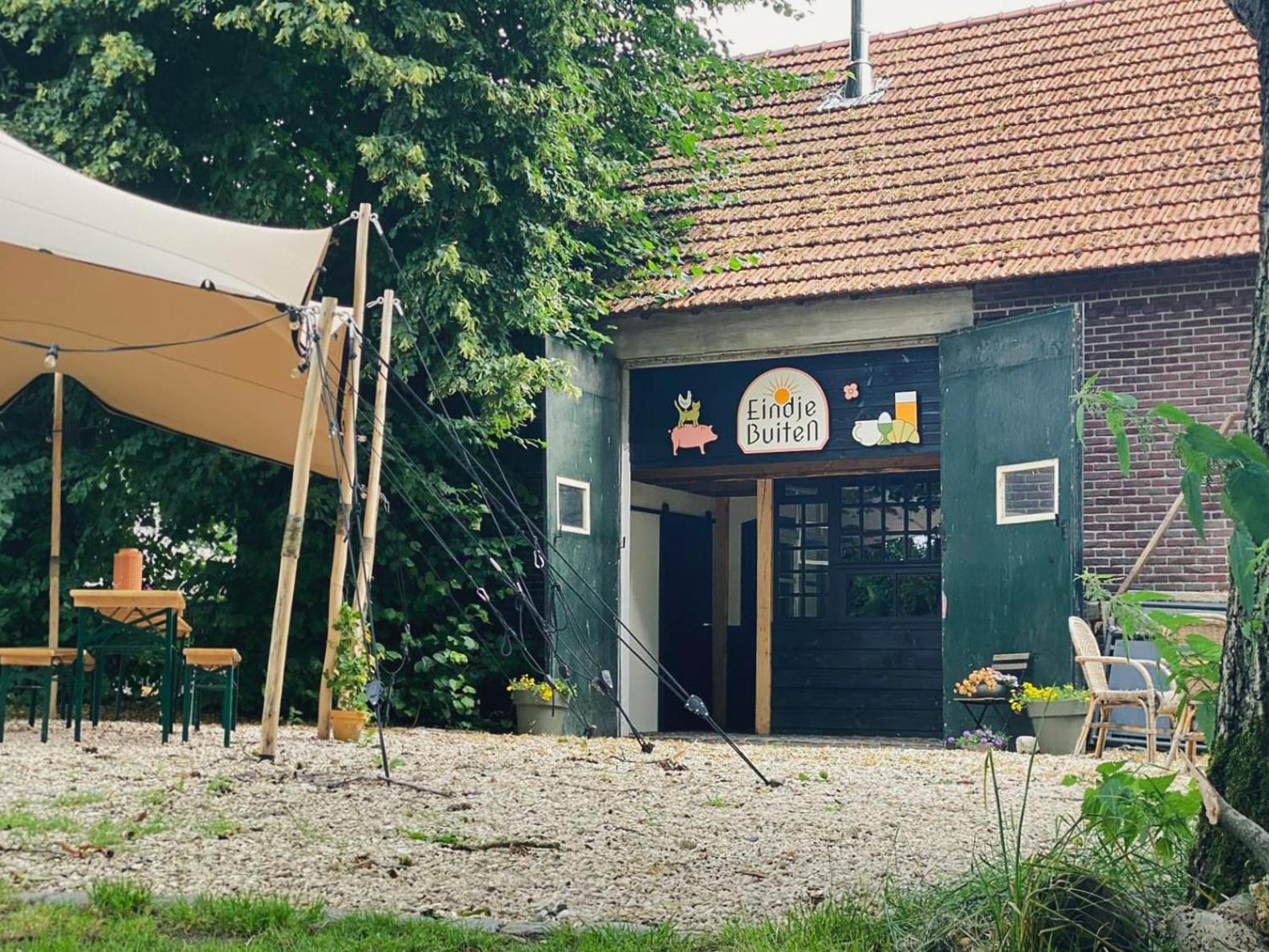 Bell Tent In Een Voedselbos Nederweert-Eind Eksteriør billede